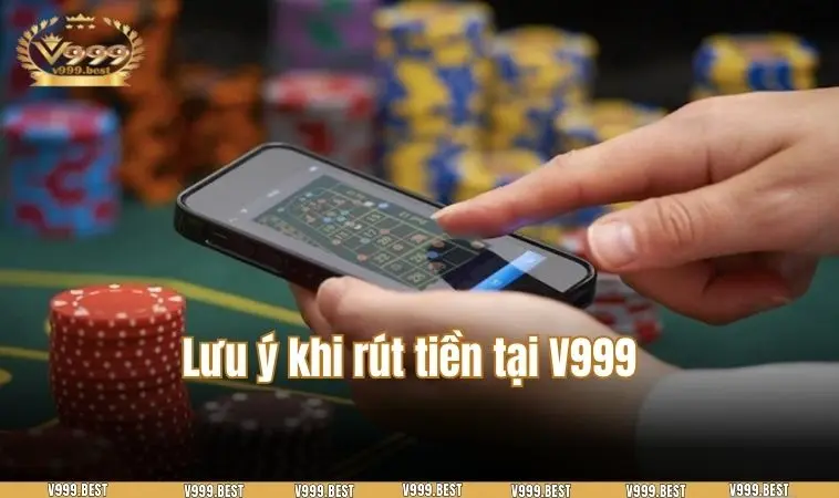 Lưu ý quan trọng để rút tiền từ V999 thành công